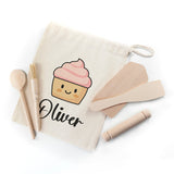 Personalised Kids Cupcake Baking Set: 4 - Kitchen Tools & Utensils By Gift Moments