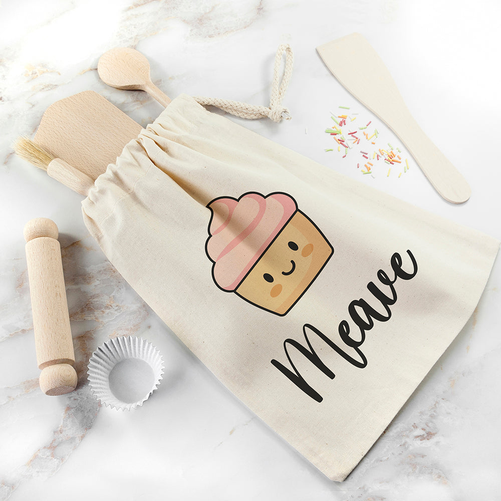 Personalised Kids Cupcake Baking Set: 1 - Kitchen Tools & Utensils By Gift Moments