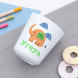 Personalised Kids Elephant Plastic Dining Set: 2 Tableware By Gift Moments