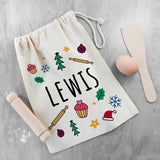 Personalised Kids Festive Baking Set: 2 - Kitchen Tools & Utensils By Gift Moments