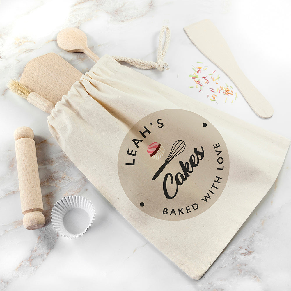 Personalised Kids Home Bakery Set: 2 - Kitchen Tools & Utensils By Gift Moments