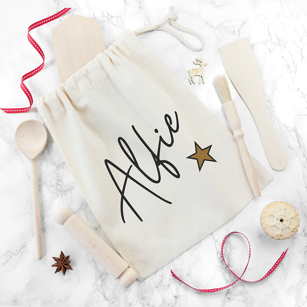 Personalised Kids Star Baking Set: 1 - Kitchen Tools & Utensils By Gift Moments