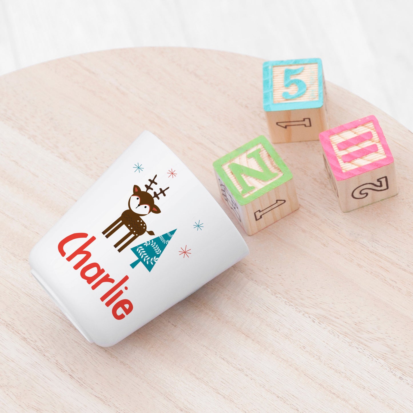 Personalised Kids Winter Wonderland Dining Set: 4 - Tableware By Gift Moments