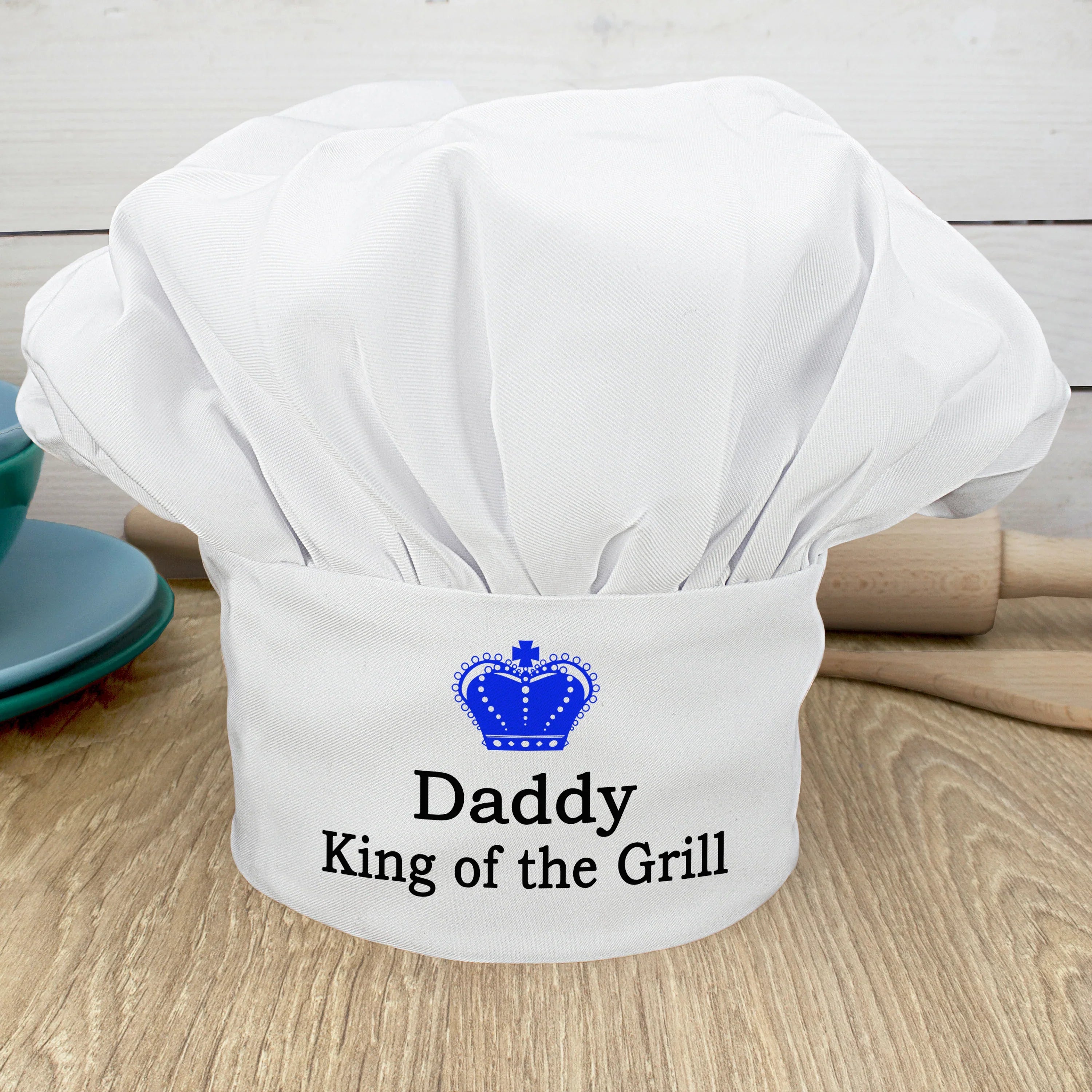 Personalised King of the Grill Chef Hat - Shop Chef Hats At Gift Moments - 1