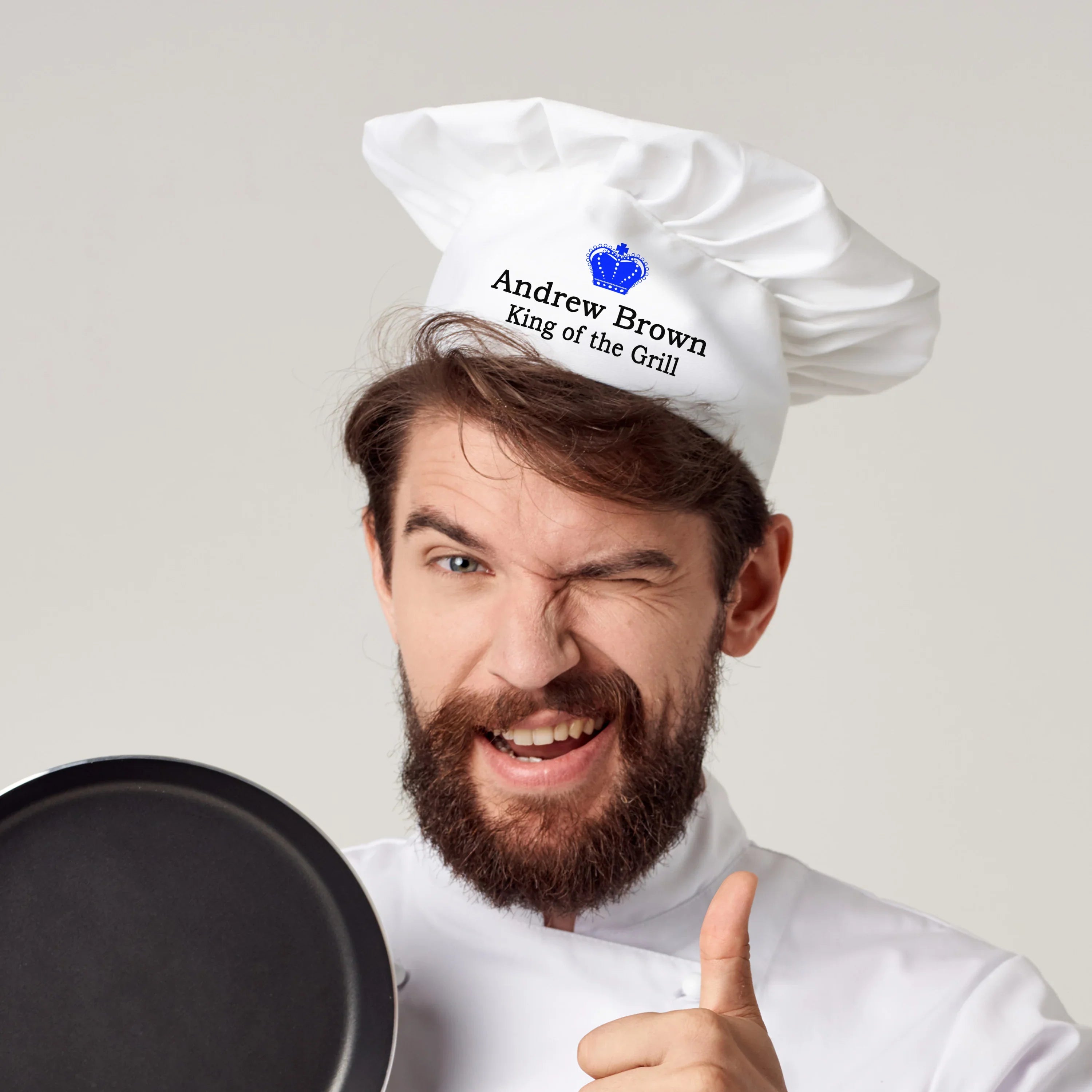 Personalised King of the Grill Chef Hat - Shop Chef Hats At Gift Moments - 2