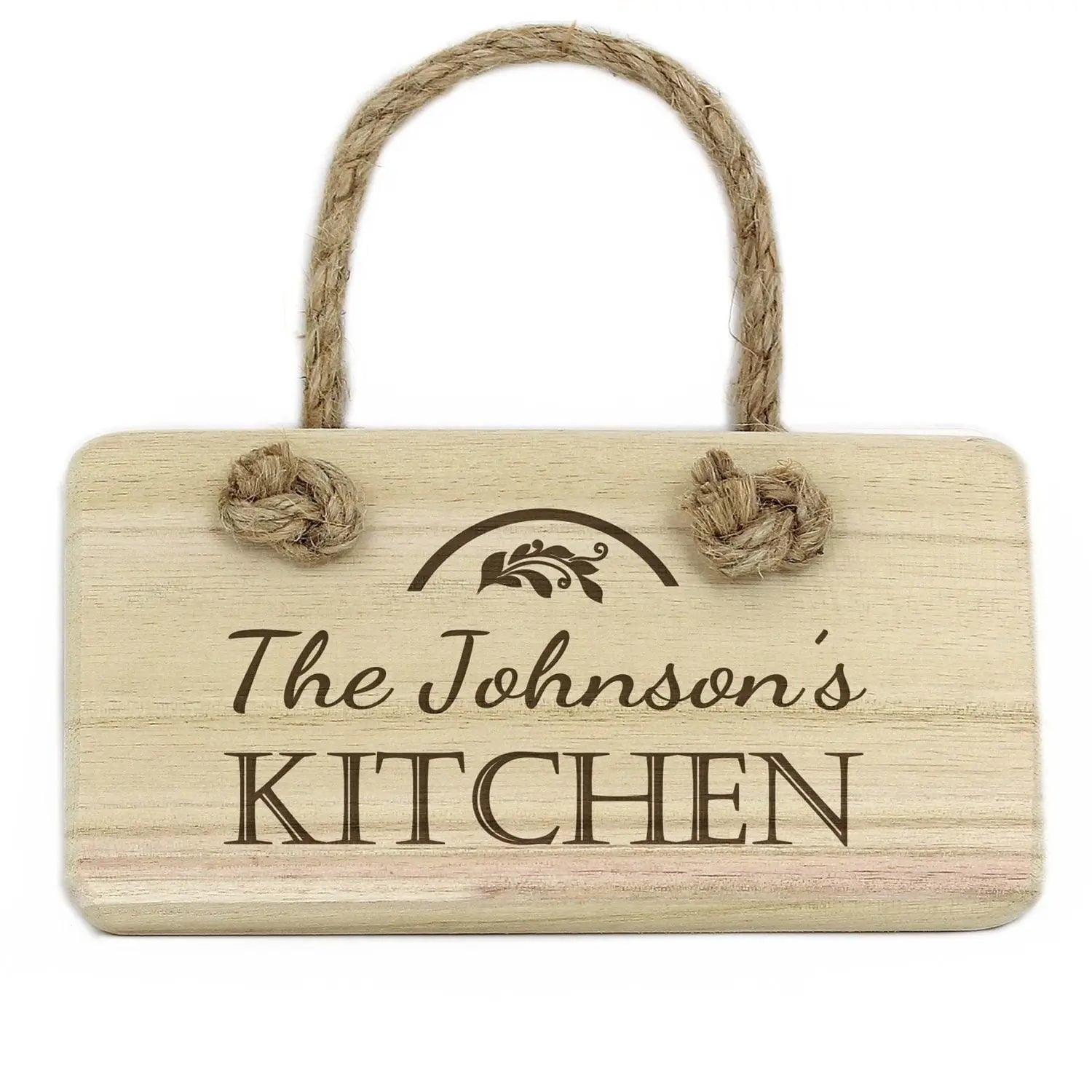 Personalised Kitchen Wooden Sign: 2 - Signs & Plaques By Gift Moments