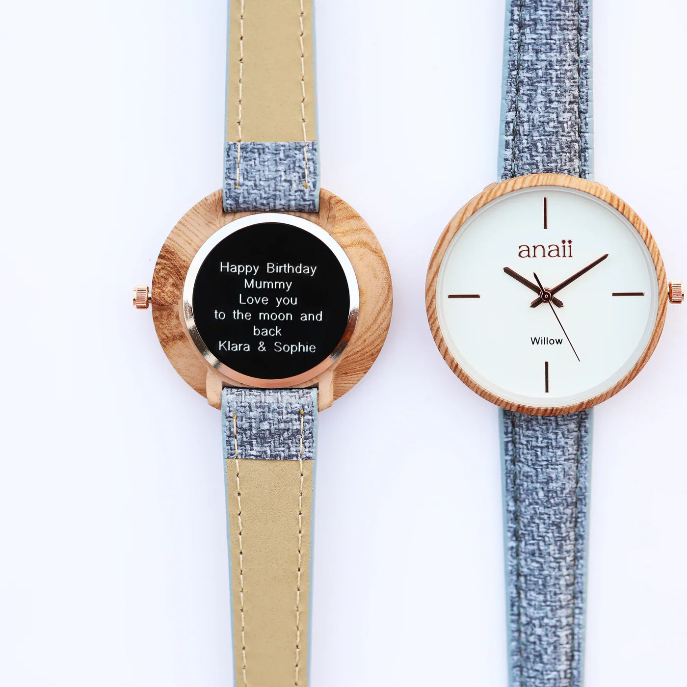 Personalised Ladies Anaii Watch Lake Blue: 3 - Watches By Gift Moments