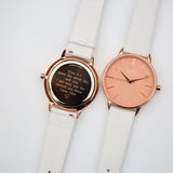 Personalised Ladies Architēct Coral Watch White: 2 - Watches By Architect Watches
