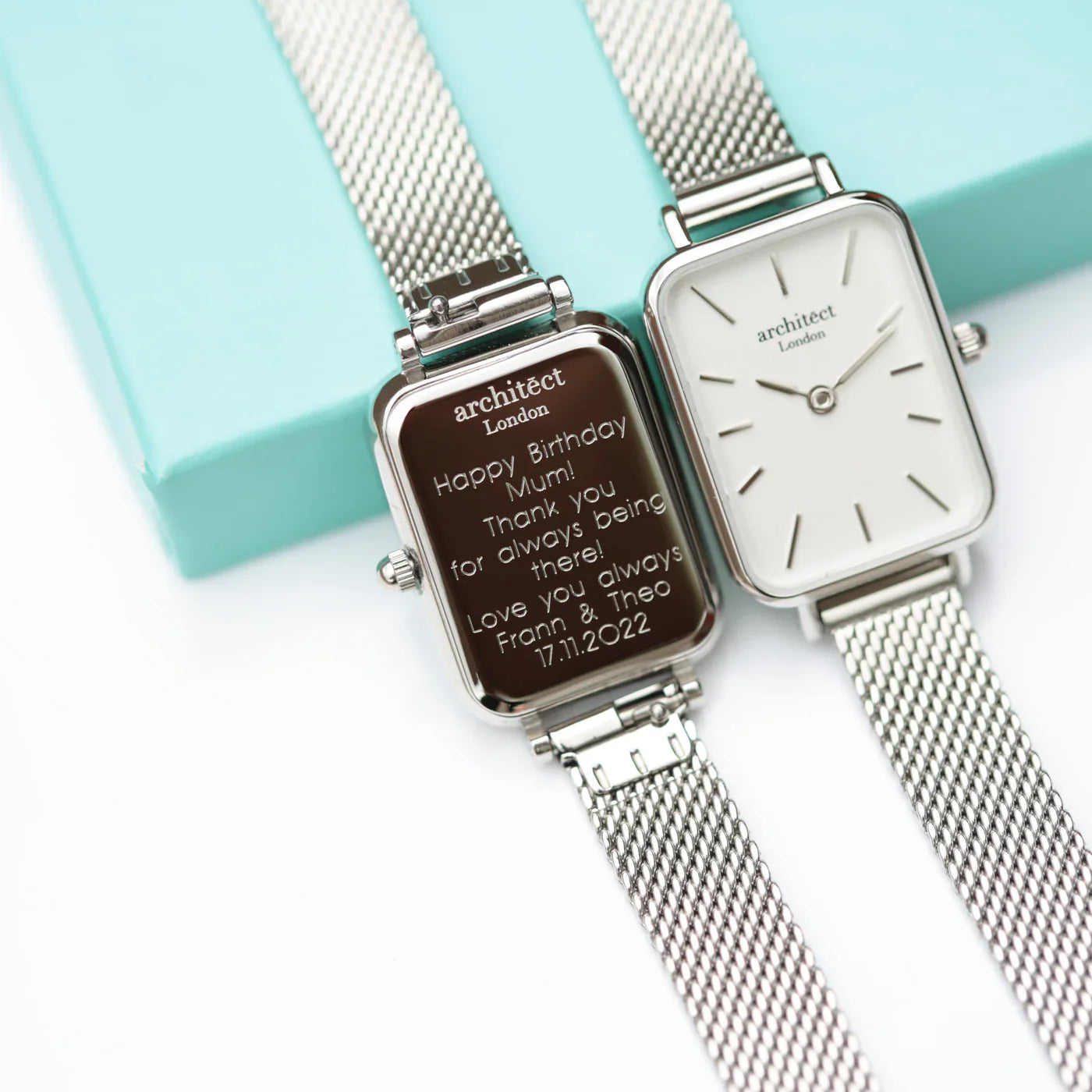 Personalised Ladies Architēct Lille Watch Cloud Silver: 6 - Watches By Architect Watches