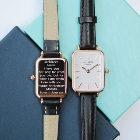 Personalised Ladies Architēct Lille Watch White: 3 - Watches By Architect Watches