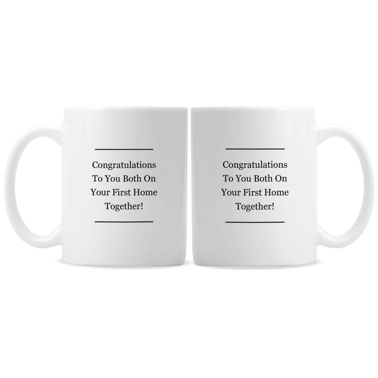 Personalised Ladyship and Lordship Mug Set: 6 - Mugs By Gift Moments