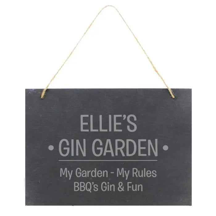 Personalised Large Hanging Slate Sign - Shop Signs & Plaques At Gift Moments - 3