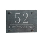 Personalised Large Number Slate House Sign - Shop Signs & Plaques At Gift Moments - 4