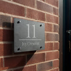 Personalised Large Number Slate House Sign - Shop Signs & Plaques At Gift Moments - 3