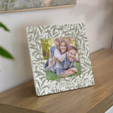 Personalised Leaf Print Ceramic 4x4 Frame: 3 - Photo Frames By Gift Moments