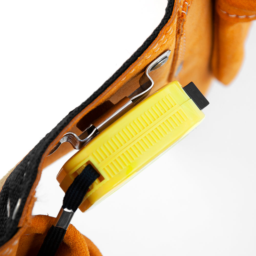 Personalised Leather 11 Pocket Tool Belt: 6 Tools & Storage By Gift Moments