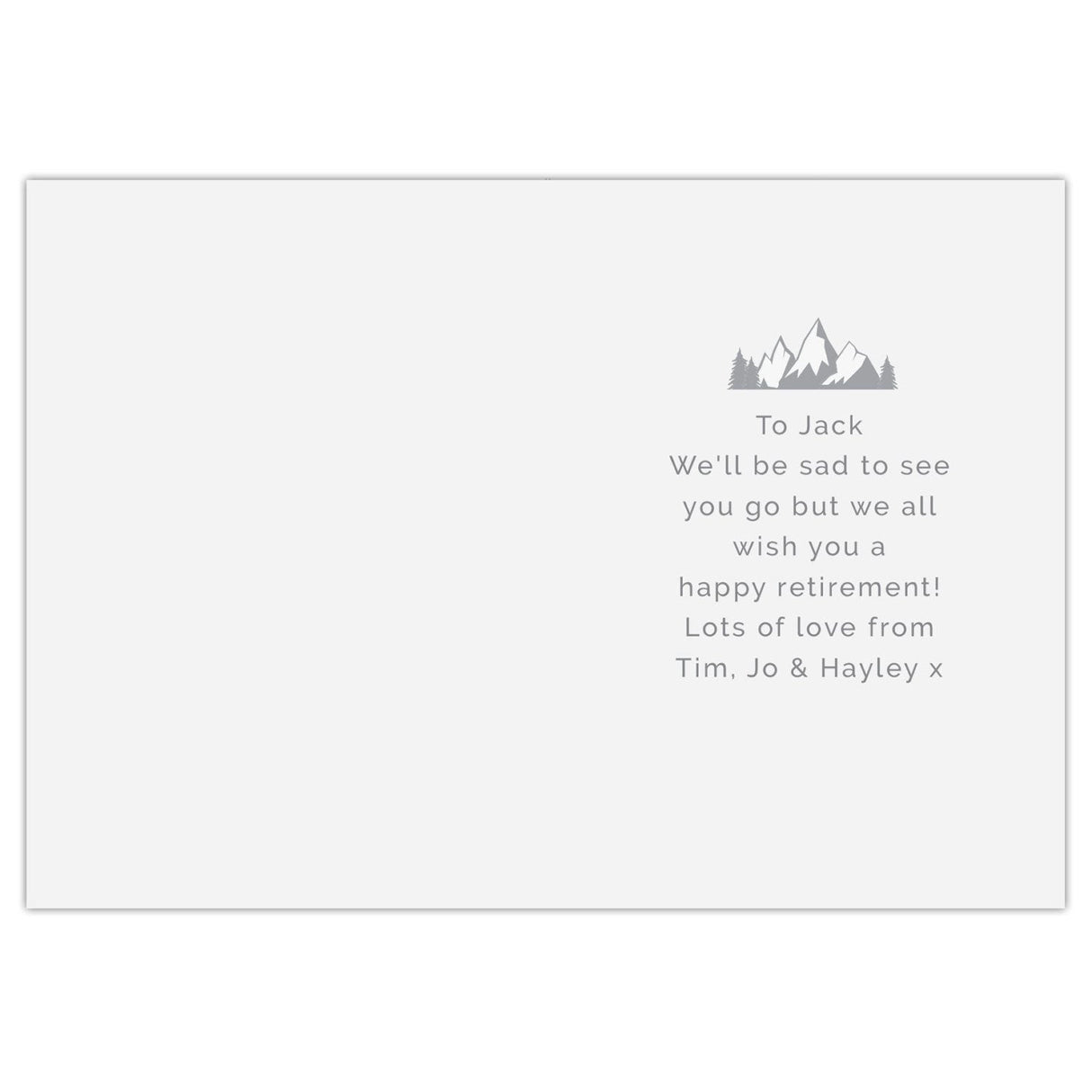 Personalised Leaving Retirement Adventure Card: 4 - Greeting Cards By Gift Moments
