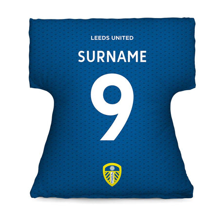 Personalised Leeds United FC Shirt-Shaped Cushion: 1 - Cushions By Leeds United