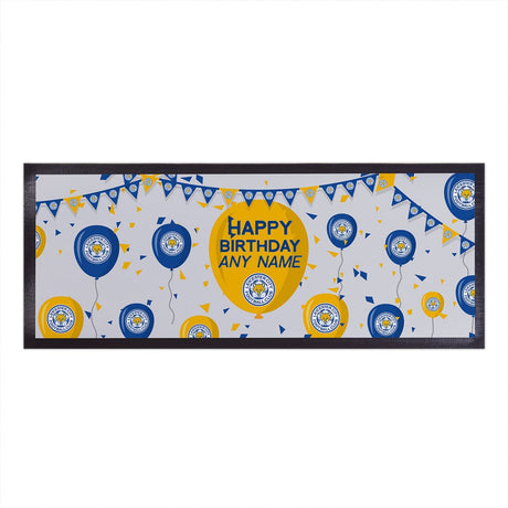 Personalised Leicester City FC Balloons Bar Runner: 1 - Barware By Leicester City