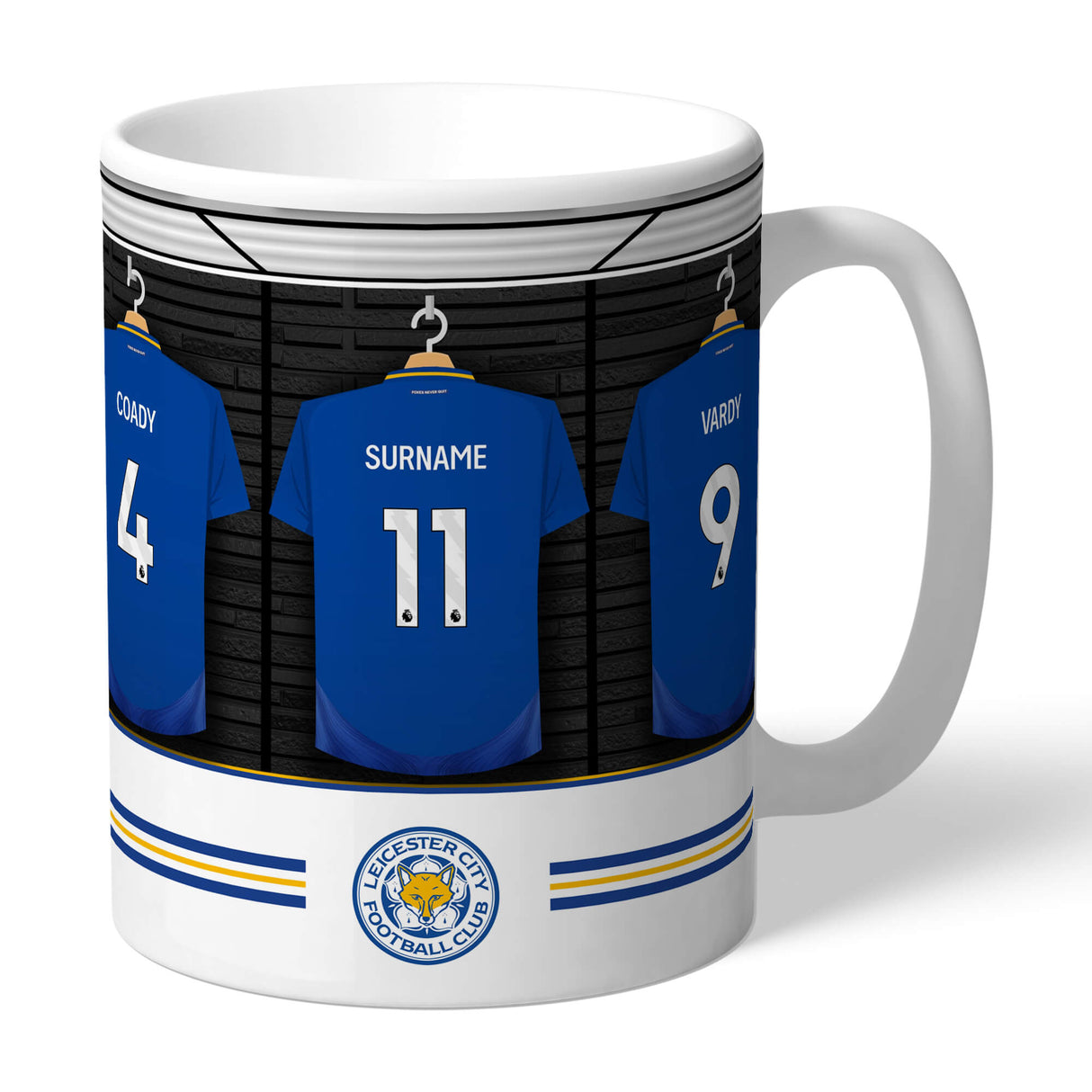 Personalised Leicester City FC Dressing Room Mug: 1 - Mugs By Leicester City