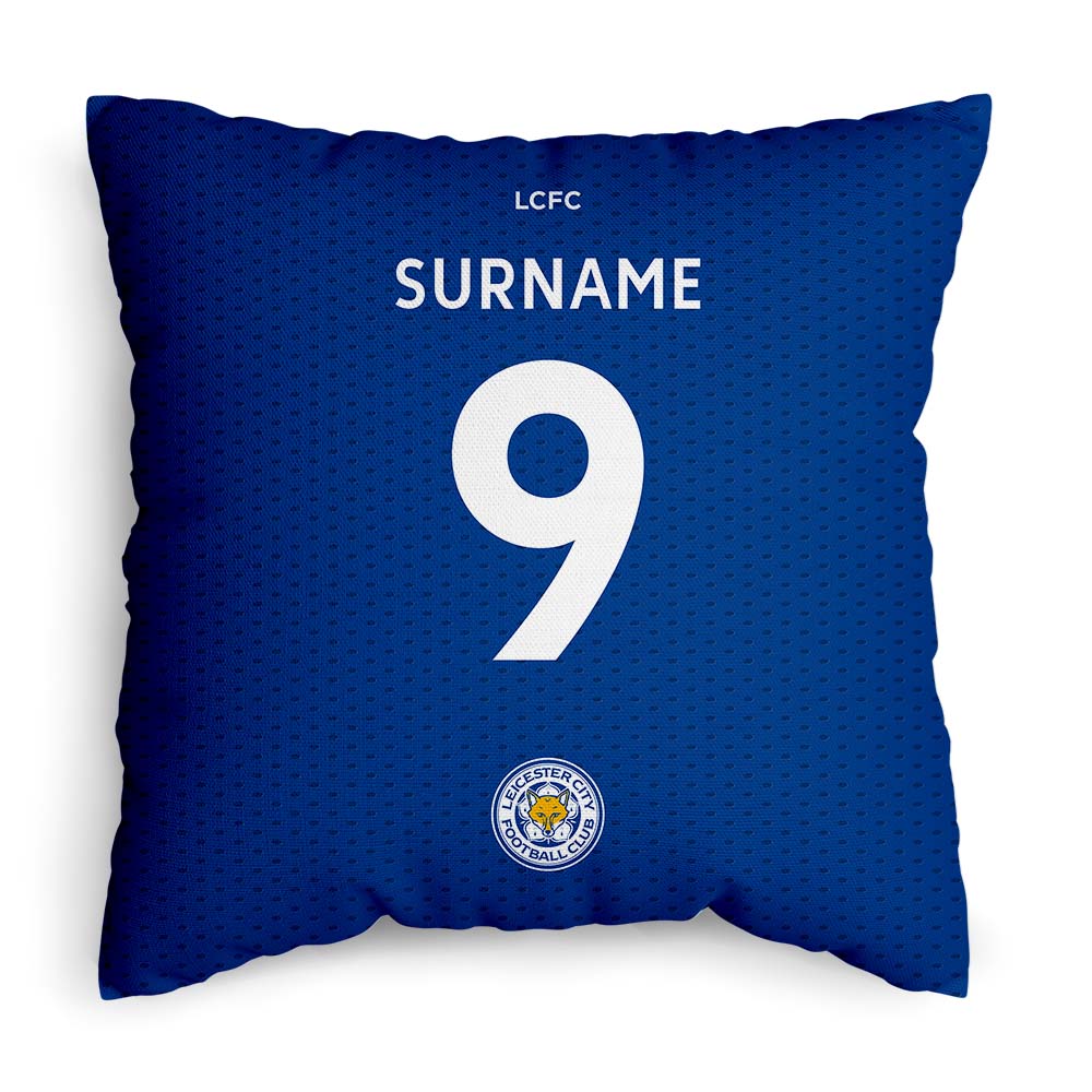 Personalised Leicester City FC Cushion 18’’: 1 - Cushions By Leicester City