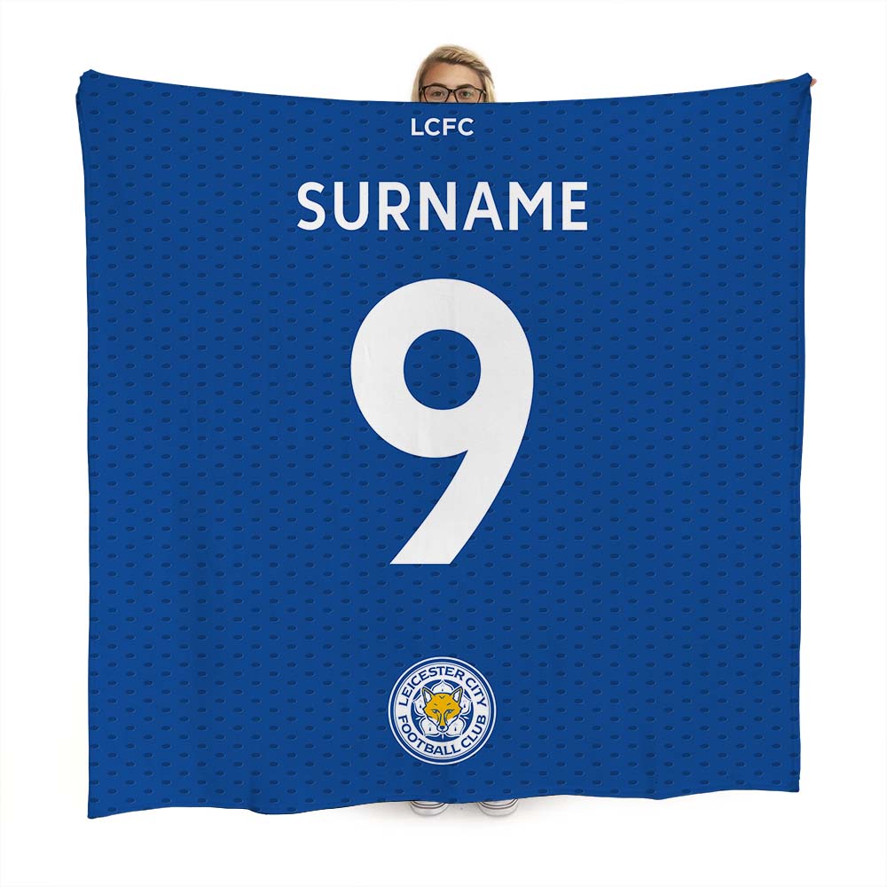 Leicester City FC Personalised Fleece Blanket: 1 - Blankets By Leicester City