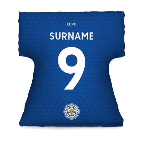 Personalised Leicester City FC Shirt-Shaped Cushion: 1 - Cushions By Leicester City
