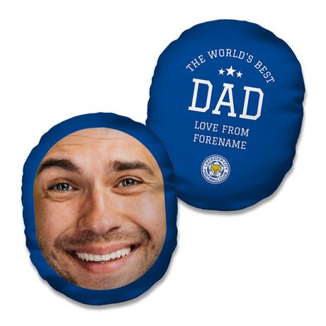 Personalised Leicester City FC World’s Best Dad Mush Cush: 1 - Cushions By Leicester City