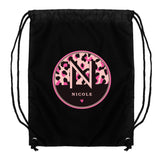 Personalised Leopard Print Black Kit Bag: 5 - Kids Bags By Gift Moments