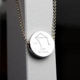 Personalised Libra Zodiac Star Sign Necklace (Sep 23rd - Oct 22nd): 1 - Necklaces By Gift Moments