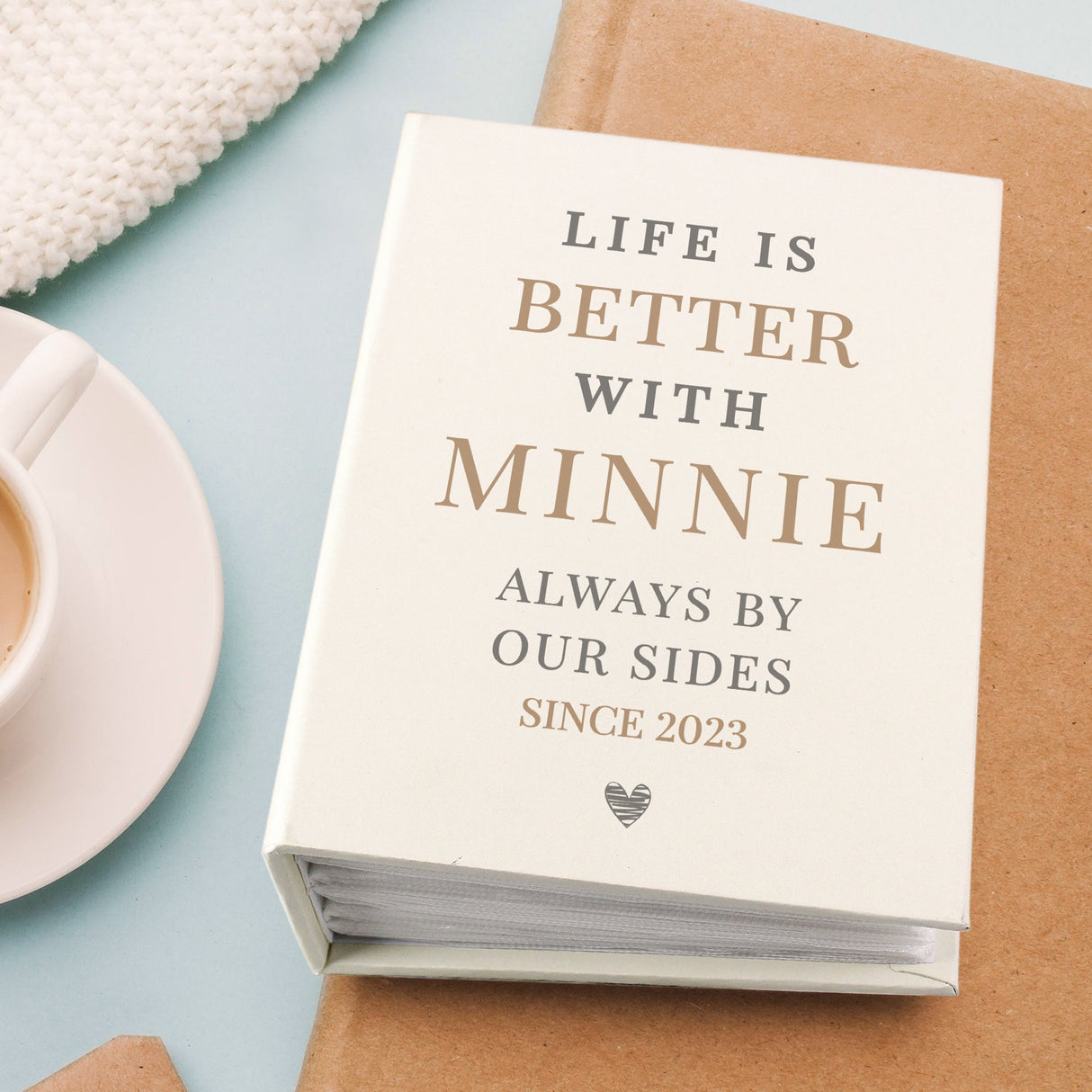 Personalised Life is Better With 6x4 Photo Album with Sleeves: 4 - Photo Albums By Gift Moments