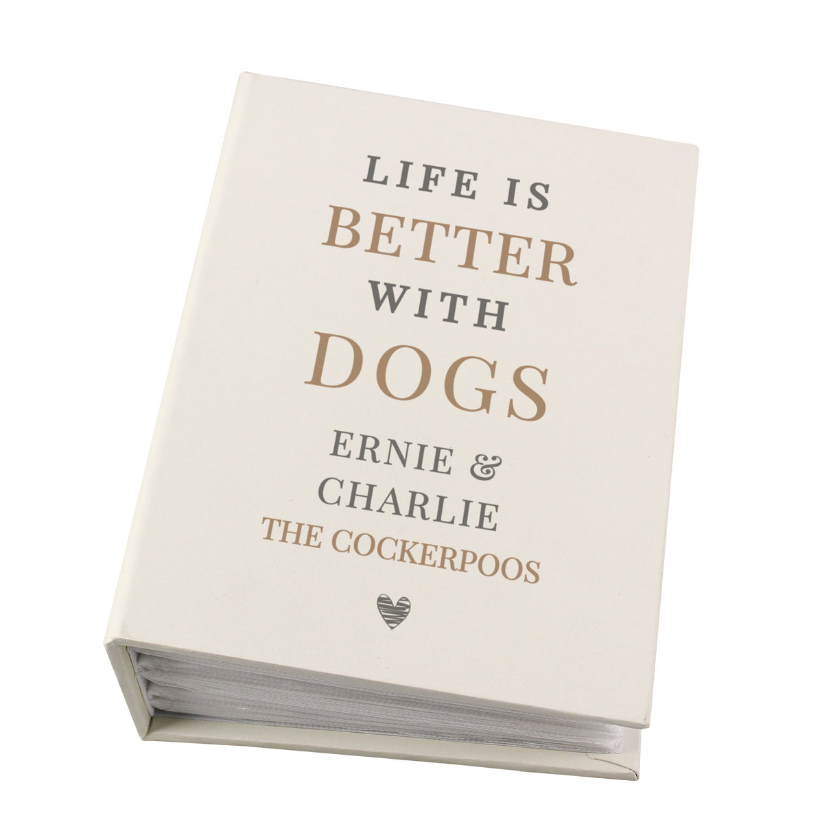Personalised Life is Better With 6x4 Photo Album with Sleeves: 6 - Photo Albums By Gift Moments