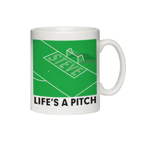 Personalised Life’s A Pitch Mug: 4 - Mugs By Gift Moments