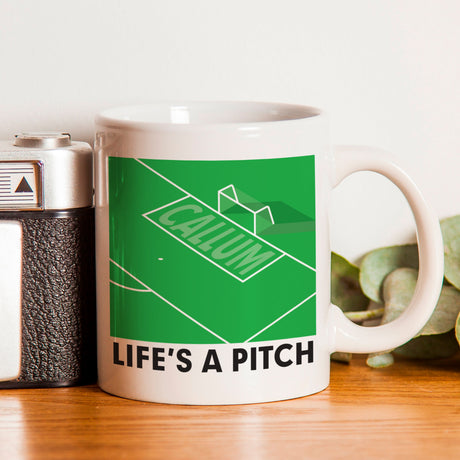 Personalised Life’s A Pitch Mug: 2 - Mugs By Gift Moments