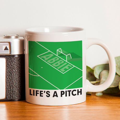 Personalised Life’s A Pitch Mug: 3 - Mugs By Gift Moments