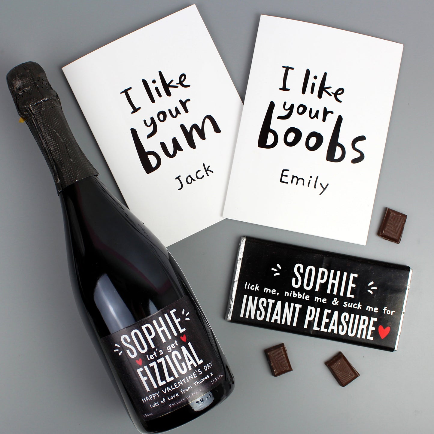 Personalised I Like Your Bum Card: 4 - Greeting Cards By Gift Moments