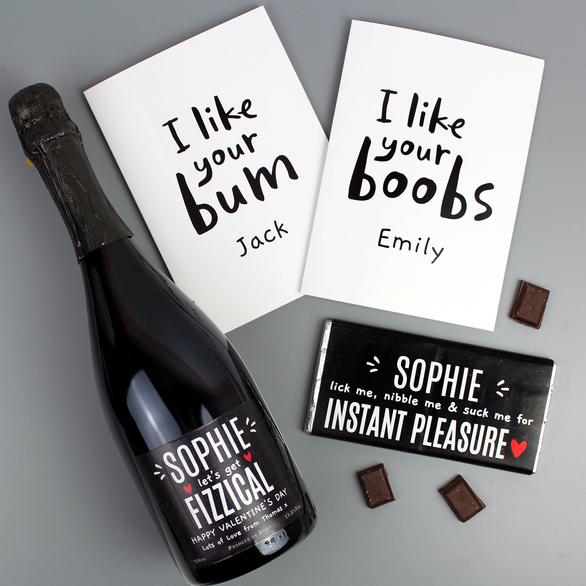 Personalised I Like Your Bum Card: 4 - Greeting Cards By Gift Moments