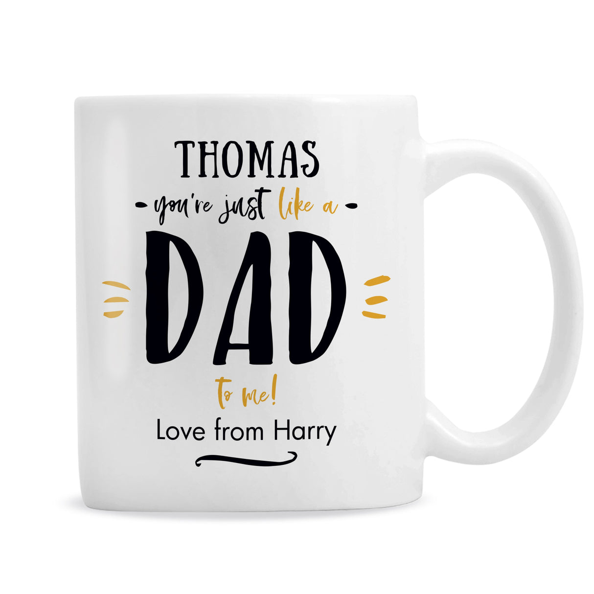 Personalised Just Like A Dad Mug: 2 - Mugs By Gift Moments