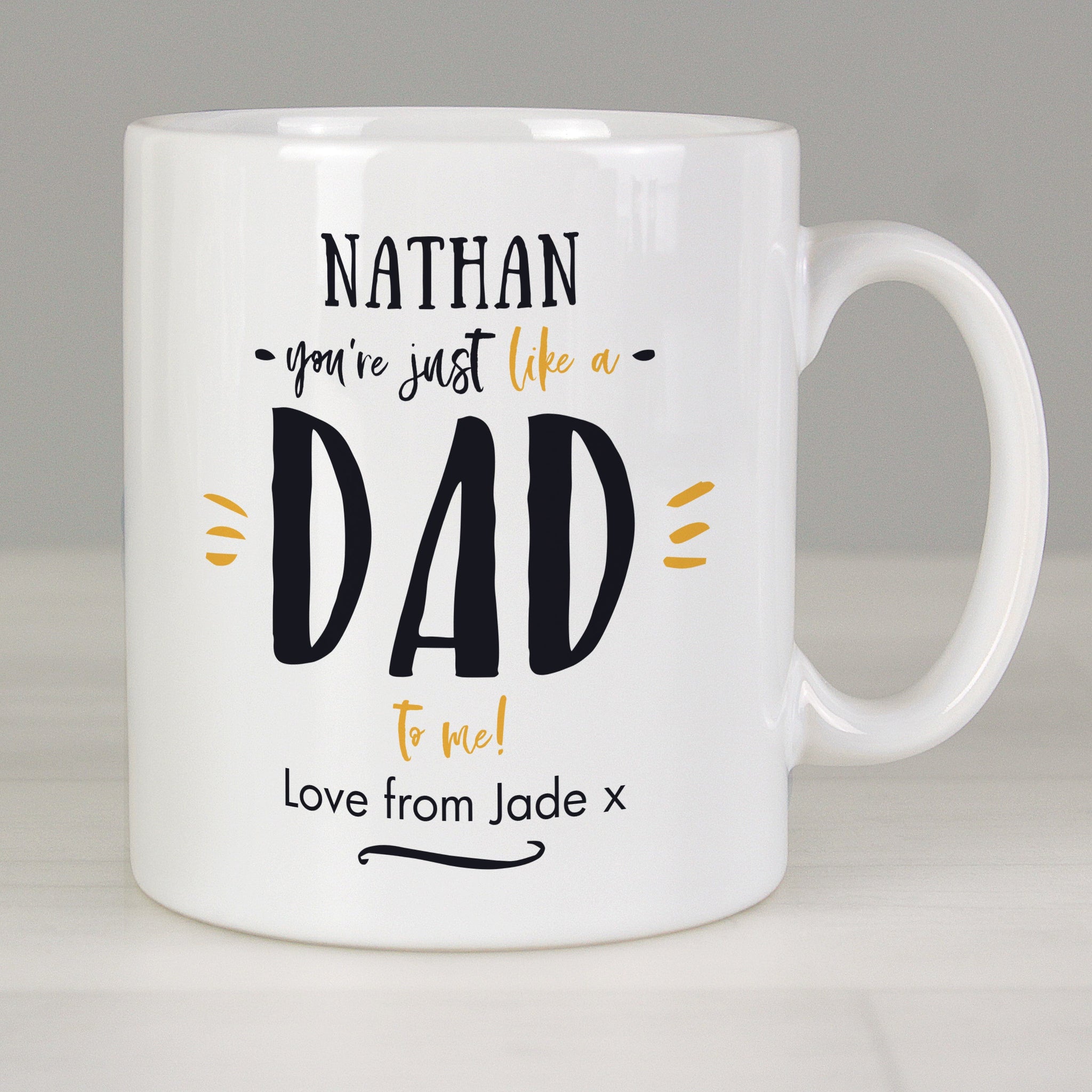 Personalised Just Like A Dad Mug: 1 - Mugs By Gift Moments