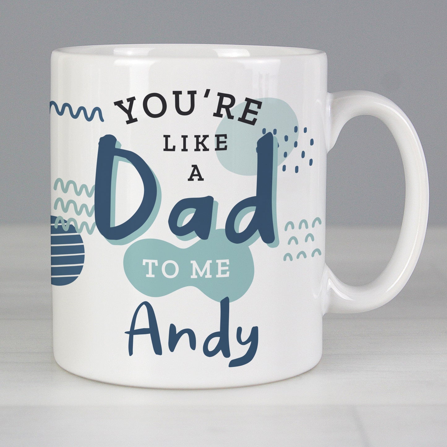 Personalised Like A Dad To Me Mug: 1 - Mugs By Gift Moments