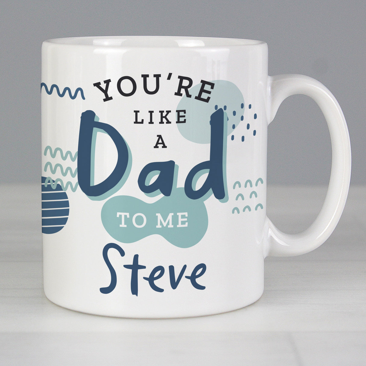 Personalised Like A Dad To Me Mug: 4 - Mugs By Gift Moments