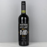 Personalised Like A Dad To Me Red Wine: 1 - Wine By Gift Moments