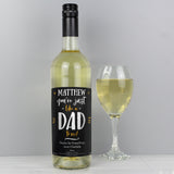 Personalised Like A Dad To Me White Wine: 2 - Wine By Gift Moments