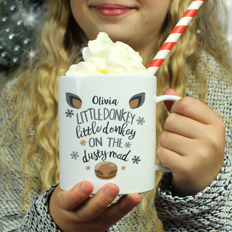 Personalised Little Donkey Plastic Mug: 2 - Plastic Mugs By Gift Moments