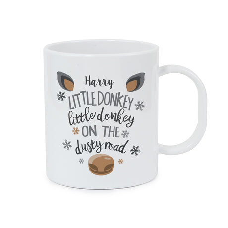 Personalised Little Donkey Plastic Mug: 5 - Plastic Mugs By Gift Moments