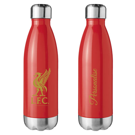 Personalised Liverpool FC Crest Red Insulated Water Bottle: 1 - Water Bottles By Liverpool