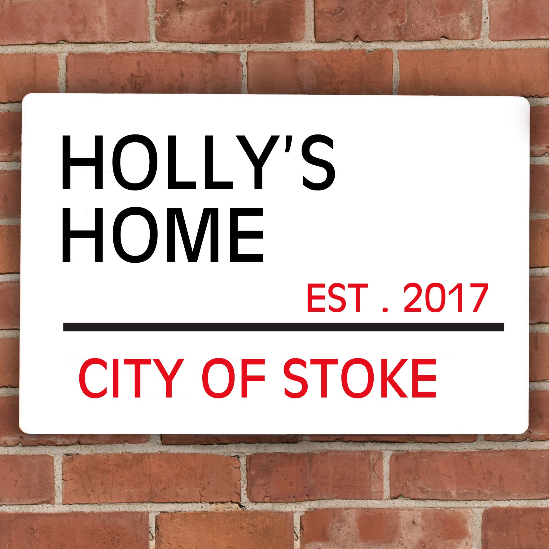 Personalised London Street Sign: 4 - Signs & Plaques By Gift Moments
