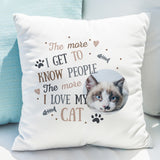 Personalised I Love My Cat Photo Upload Cushion: 1 - Cushions By Gift Moments