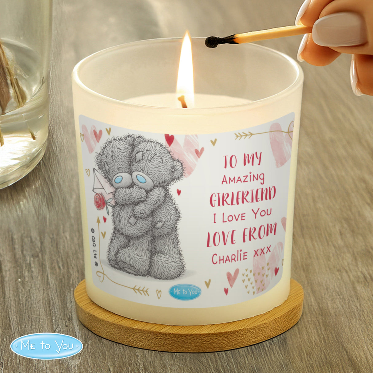 Personalised Me To You Love Forever Scented Jar Candle: 3 - Candles