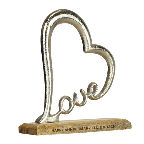 Personalised Love Heart Ornament: 4 - Ornaments By Gift Moments
